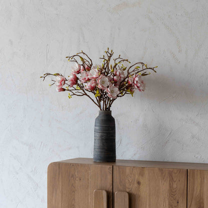 Synthetic Spout Peach (White Pink) - Magnolia Artificial Flower